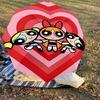 1PC Warner Powerpuff Girls Automatic Open/Close Umbrella with Windproof, 73-Rib Sturdy Canopy, Durable Ribs1290A