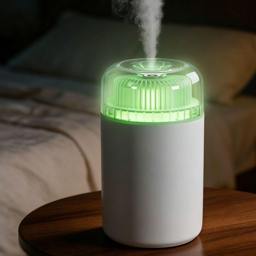 Portable Mini Air Humidifier Colorful Light Essential Oil Diffuser Cool Mist Maker Travel Use
