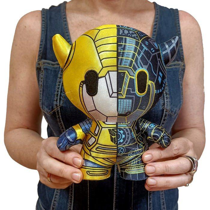 Jouet - Bizak - DZNR Bumblebee - Peluche Transformers - Jaune - 10.8x12.7x19.05 cm