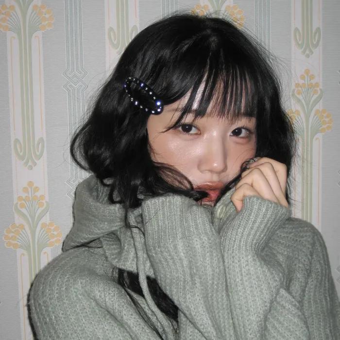 Dazzle Cubic Hair Pin (Black)