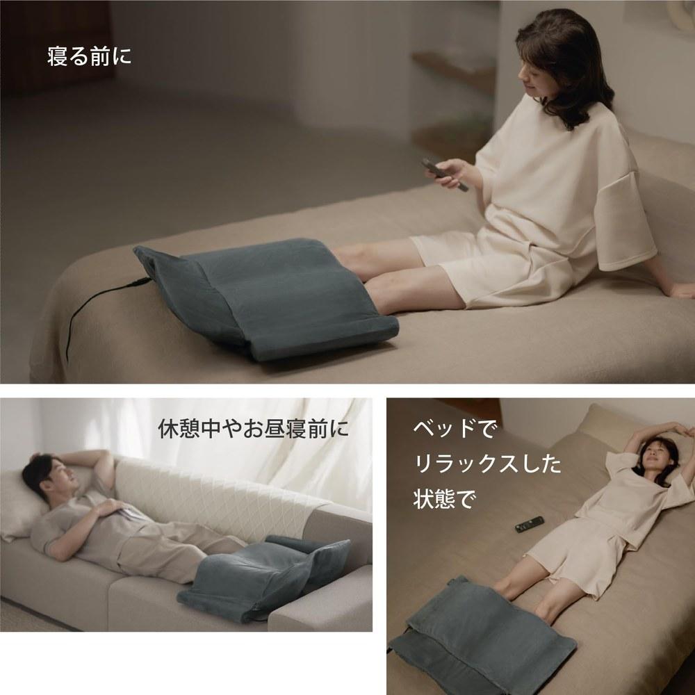 Panasonic Electric Foot Massager Nuru Mae Hot Reflex Warmth Leg Reflex Gray EW-RA152-H