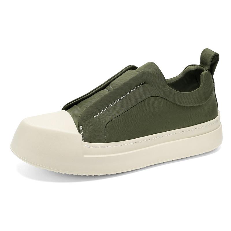 

Men s shoes summer thick-soled foot cover lazy one-pedal flat-soled cloth shoes men s new trend casual sports board shoes men 44