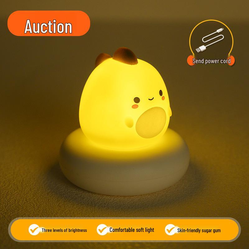 Rechargeable Eye-Friendly Night Light for Kids & Postpartum Mothers - Touch-Control Desk Lamp