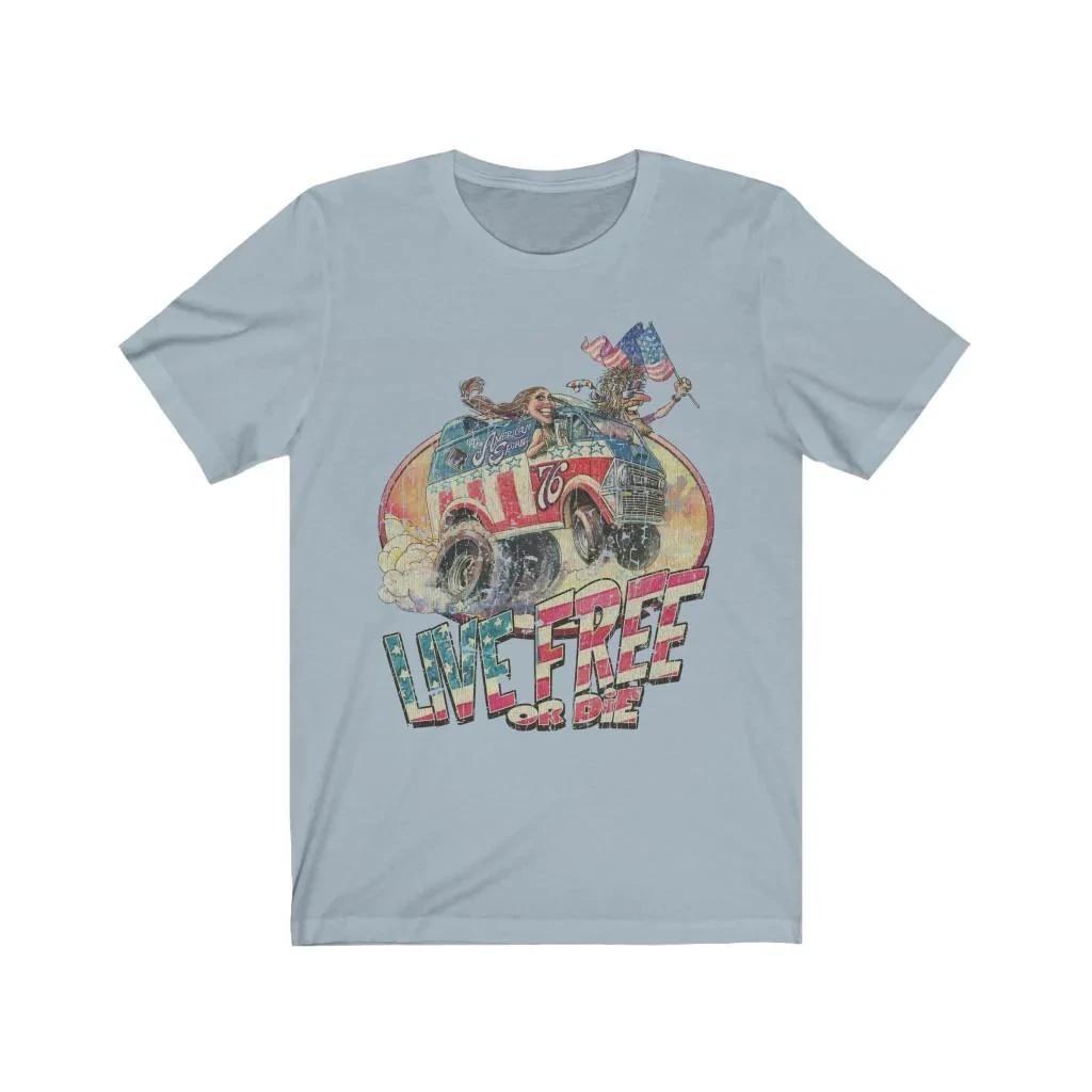 Live Free or Die 1976 Vintage Men s T shirt L