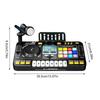 Brinquedos de Controlador de Mixer DJ de Simulação para Crianças, Brinquedos Eletrônicos de Jogo Educacional com Efeitos Musicais Multifuncionais, Presente de Aniversário Para Crianças