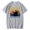Pew Pew Madafakas Ladies T-shirt Novelty and Interesting Cat T-shirt Loose Top Girls Round Neck Short-sleeved Streetwear