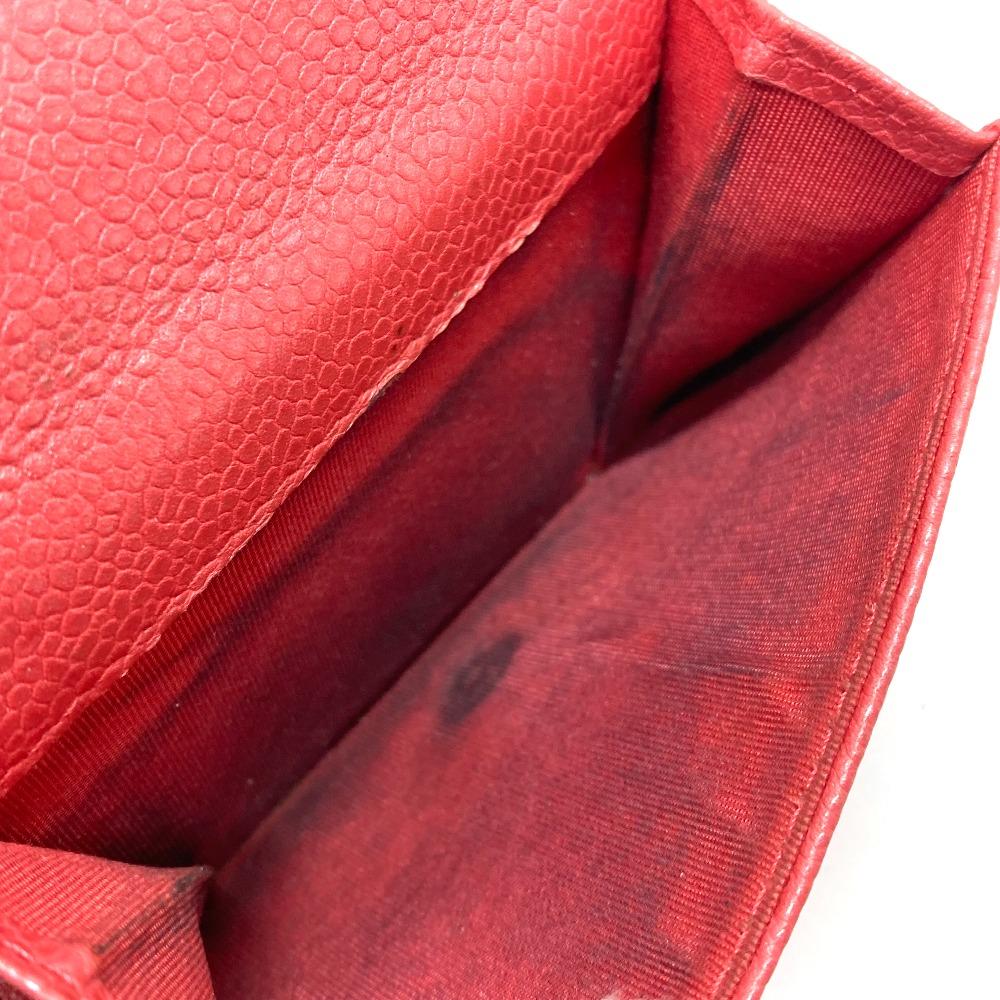 Chanel A70796 Double Snap Small Flap Wallet Compact Trifold Wallet Salmon Pink