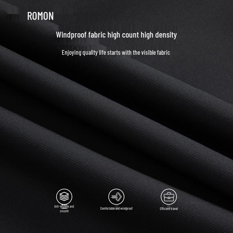 Luomeng Men's Hooded Business Casual Jacket