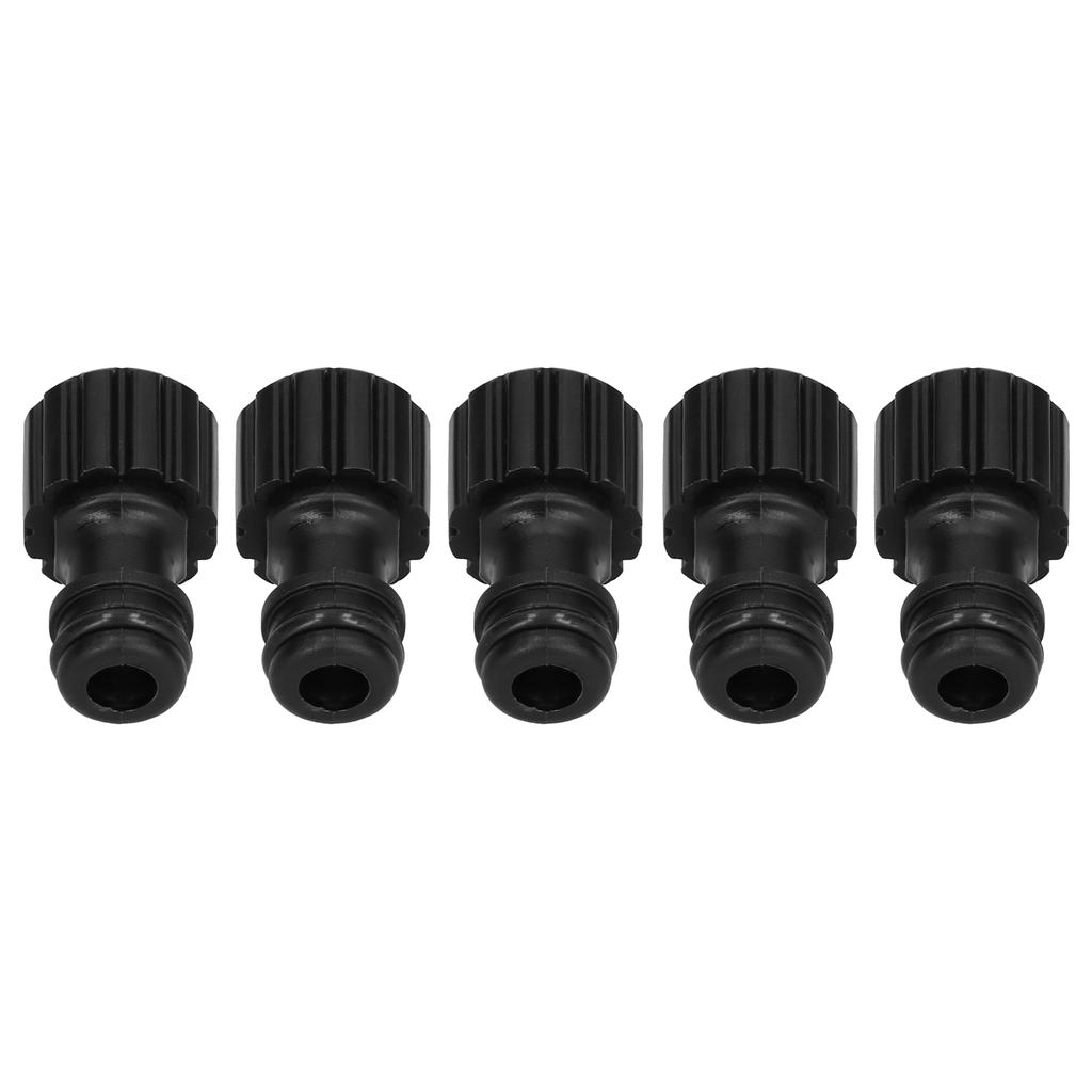 5 PIÈCES Raccord Mamelon Filetage Femelle G3/8 Connecteur Rapide Robinet en Plastique Eau Irrigation Jardin