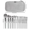 14pcs Soft Makeup Brush Set For Cosmetic Tool, Professional Use, Contour Eyeshadow, Application Powder Foundation With Bag