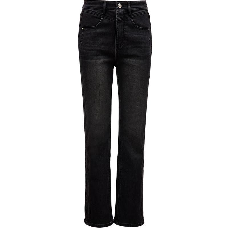 

ONLY 2024 Winter High-Waist Straight Cropped Jeans for Women S