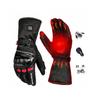 Peabownn Motorcycle Heated Gloves USB Vehicle Winter Waterproof Gloves with Heated Cold and Touchscreen Shock Wiper Popular Gift for Size M - Powered,