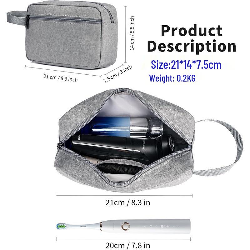 Outdoor Waterproof Travel Toiletry Bag - Portable and Wear-resistant Makeup Organizer for Business Trips