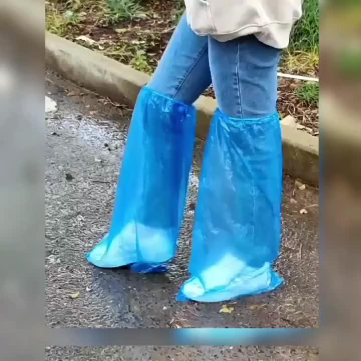 30pcs Set of Waterproof Shoe Covers - Durable, Thick, Transparent Shoe Covers, Essential for Outdoor Activities on Rainy Days - Easy to Put on And