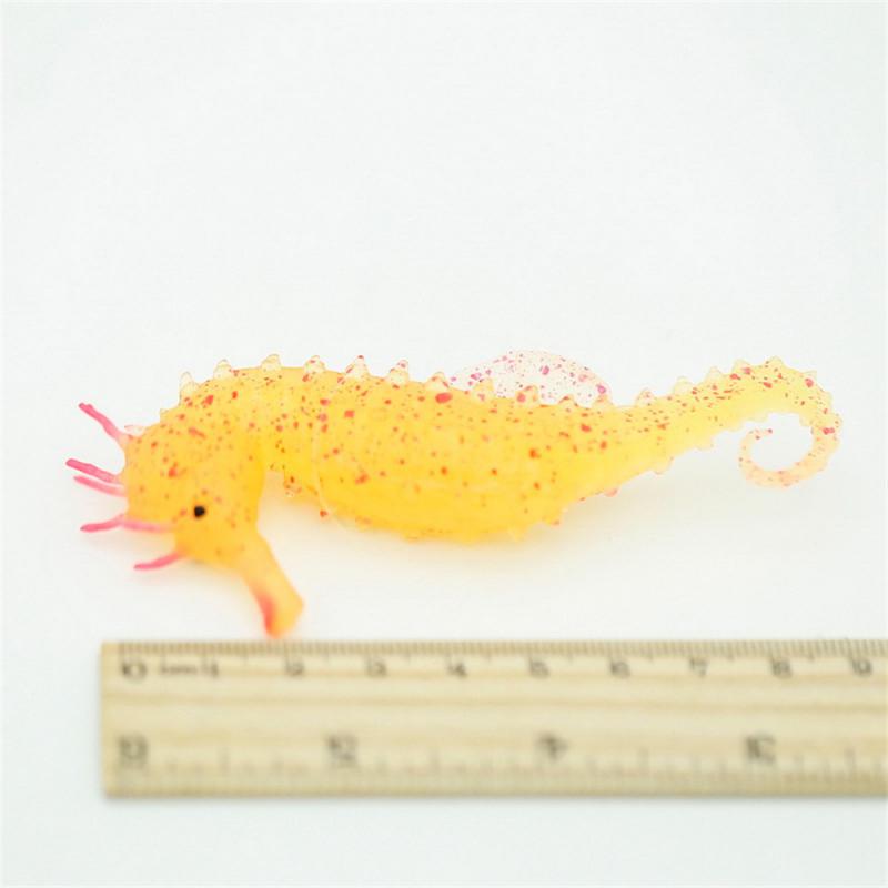 Small Aquarium Artificial Luminous Lionfish Fish Tank Landscape Silicone Fake Fish Floating Glow In Dark Ornament Home Decor