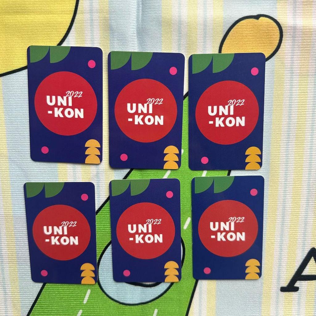 [USED] IVE 2022 UNI-KON Bonus: 6 Uni-Kon Trading Cards
