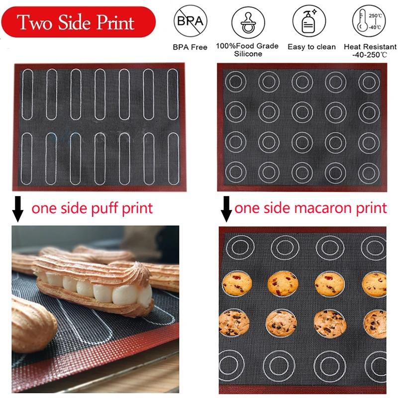 Silicone Hollow Baking Mat Non-Stick Oven Mesh Mat Reusable Suitable For Non-Stick Oven Liners Such As Cookies, Macarons