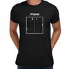 Pong Arcade Analog Retro Game Abstrakte Typografie Unisex T-Shirt