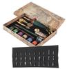 Feather Pen Set European Style British Retro Lacquer Stamp Dipped In Water Quill Pen Set with InkDark Green