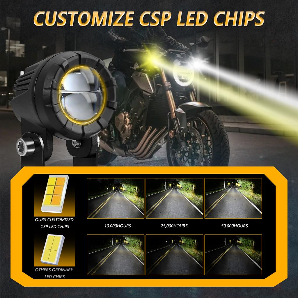 Motorrad Scheinwerfer Nebelscheinwerfer für LED Spotlight 3000k/4500k/6000k 120W 6000K für ATV LKW Dirt Bike SUV UTV