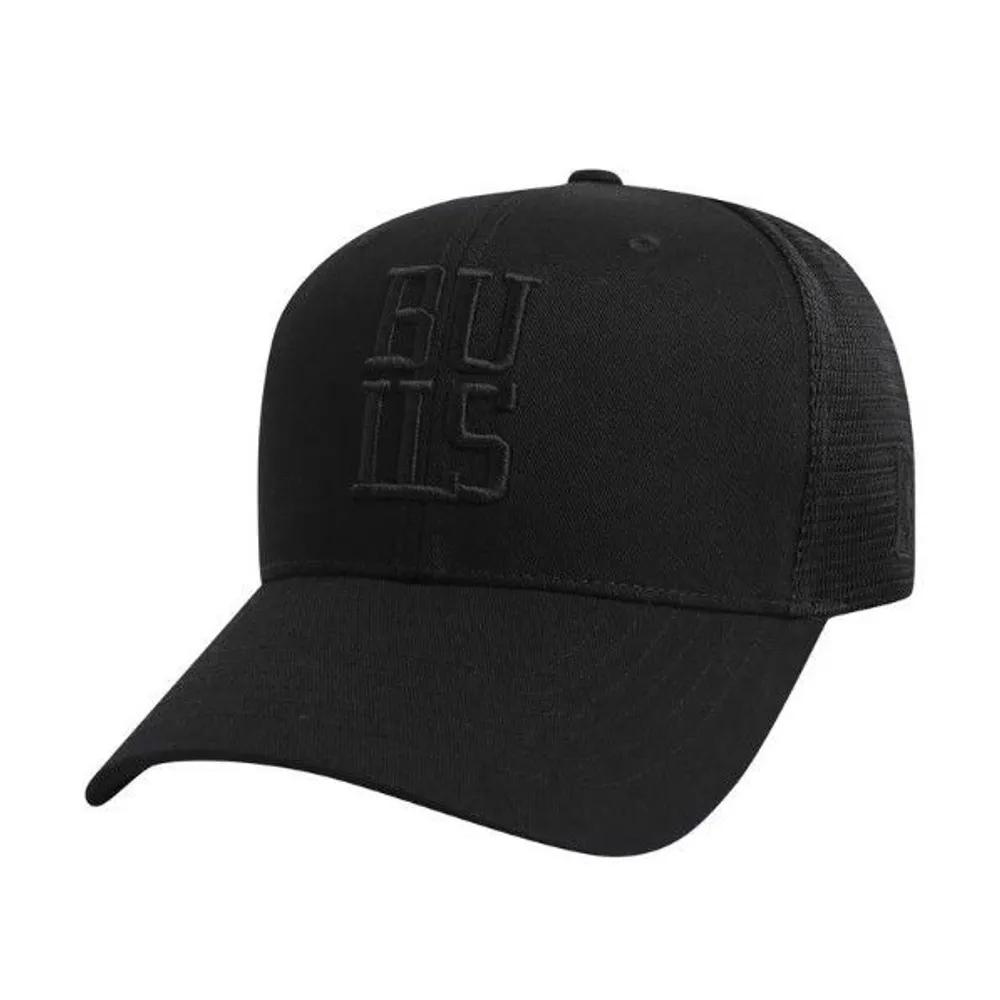 Unisex CHI Big Letter Oversized Mesh Hard Ball Cap N255AP432P Blue