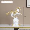 Elegant Horse Resin Statue For Office Decor Modern Art Gift For Special Occasion