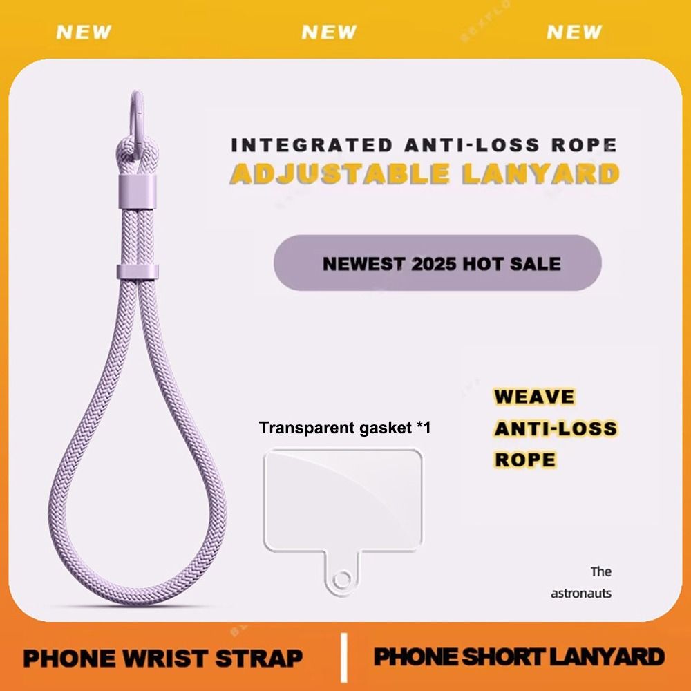 Handwoven Phone Wrist Strap Adjustable Anti-Lost Bracelet Cell Phone Accessories Phone Lanyard