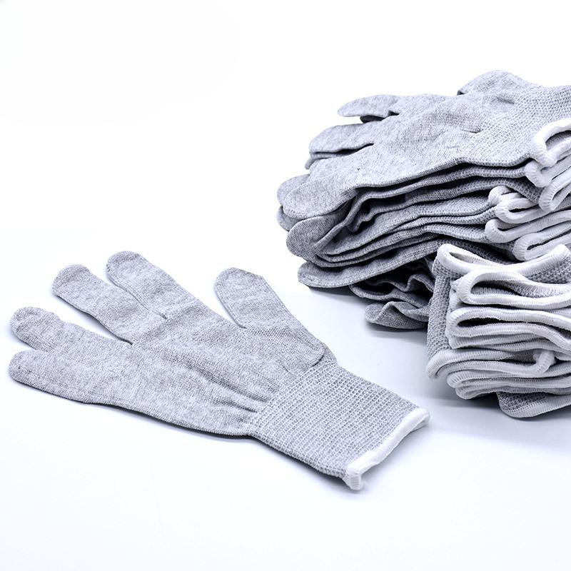 Verdickte Baumwollhandschuhe, Baumwollhandschuhe für die Arbeits- und Freizeitetikette, weiße Arbeits- und Arbeitsversicherungshandschuhe