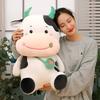 Simulation Milk Cow Plush Doll Animal Kid's Accompany Dolls Cartoon Cow Plush Toy  Sofa Ornament