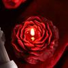Rose-Scented Long-Lasting Romantic Candles for Low-Temperature Aromatherapy and Sensual Foreplay
