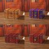 Wooden Desktop Storage Box With Lock For Home Office Organization And Decor