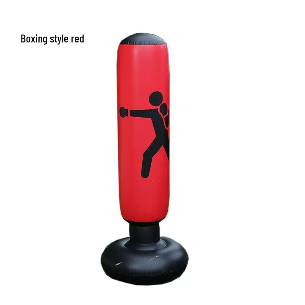 Children's Inflatable Punching Bag: Vertical Boxing Balloon for Home Training and Stress Relief.