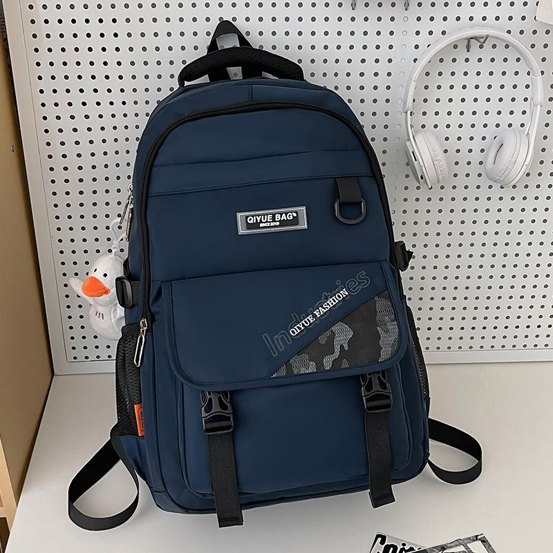 Primary School Girls Contrasting Colors Junior High School Students College Students Backpack Backpack