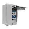 Circuit Breaker 2P MCB C Type Outdoor Waterproof Miniature Circuit Breaker with Box 230V C16 C32