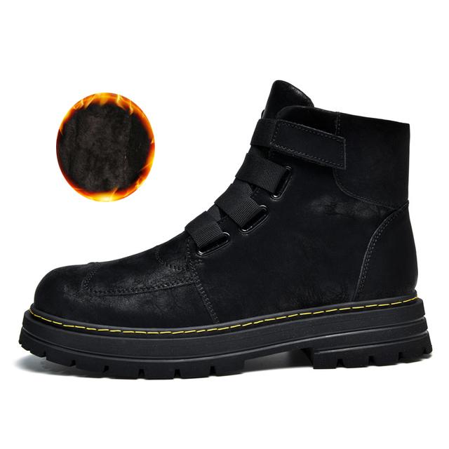 Neue männer Winter Stiefel Street Style Casual Schuhe Männlichen Herbst Schöne Hohe Qualität Schnee Stiefel Knöchel Plüsch Warme Schuhe für Paar