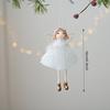 Cloth Christmas Angel Doll Drop Ornaments Angel Girl Plush Toy Pendant Hanging Pendant Christmas Girl Pendant Festival Decor
