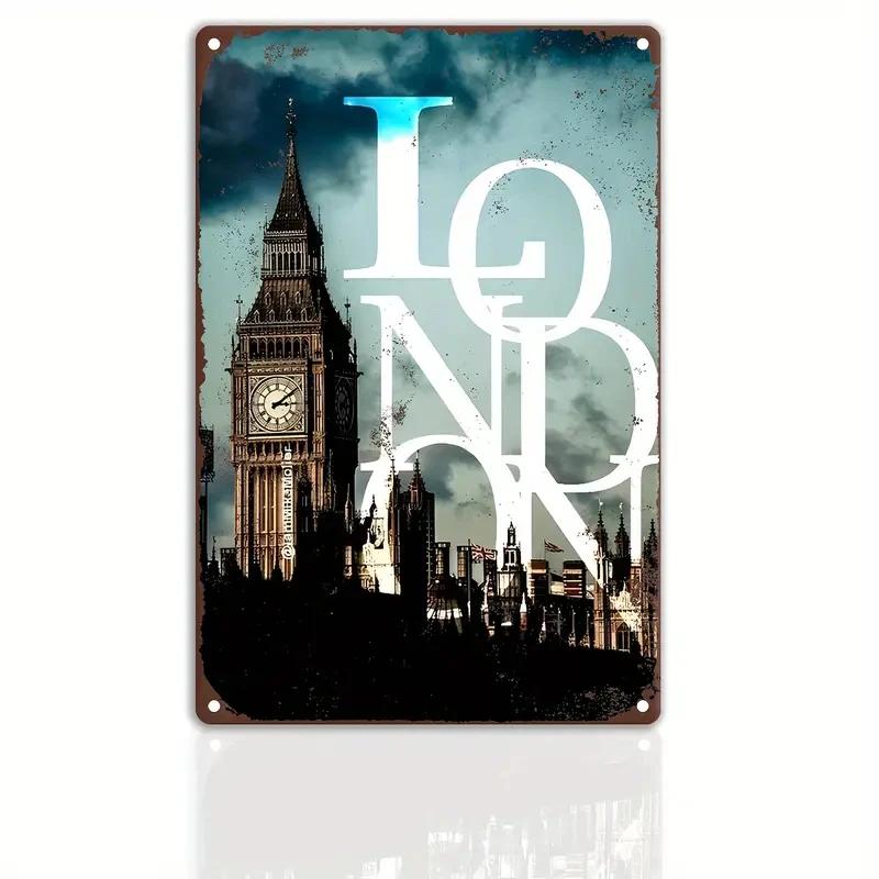 Retro Metal Sign Travel The World VENICE CANADA TORONTO  Vintage Poster Home Bar Room Pub Cafe Club Hotel Wall Decor Plate