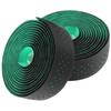 Punching Style 1Pair Road Bike Handlebar Tapes NonSlip Bicycle Handle Bar Wrap Belt(Black Green )