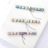 Zircon Long Tassel Butterfly Bow Knot Heart Italian Charm Links Fit 9mm Bracelet Stainless Steel DIY Jewelry Making