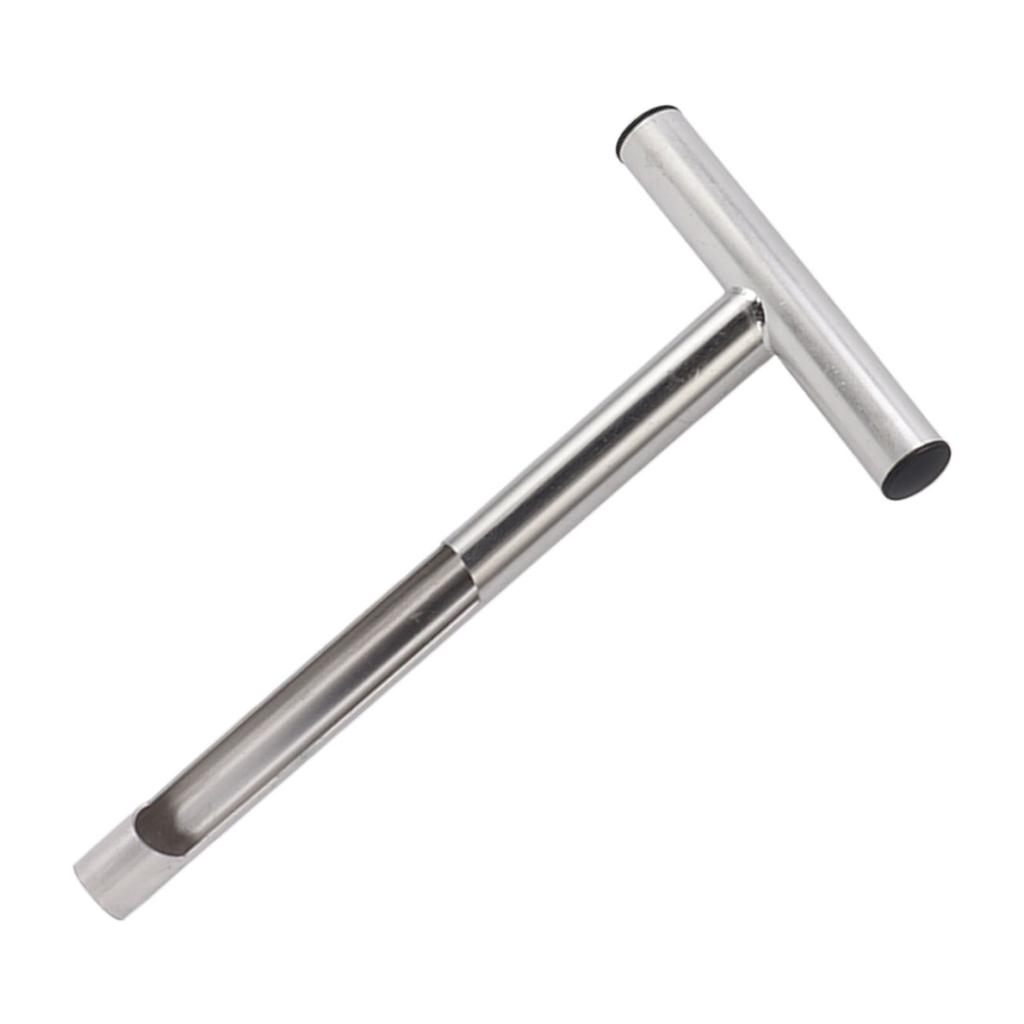 Bodenprobenehmer Sonde 304 Edelstahl Tragbarer T-Griff Bodenprobennahme Werkzeug für Bauernhof Garten Rasen 12 Zoll