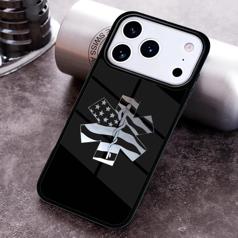 EMT EMS Medical Rescue Phone Case For iPhone 17 16 15 14 13 12 11 Pro Max Plus 17Air Soft Silicone Cover