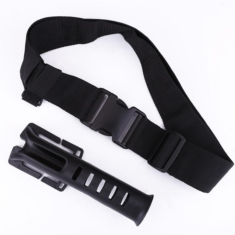 

1 шт. Регулируемый портативный держатель для ремня для удочки, регулируемый пояс, устройство для вставки удочки для ловли приманки, аксессуары