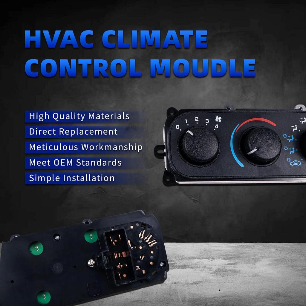 Chrysler & Dodge Air Conditioning Climate Control Panel Switch, Model 599-149.