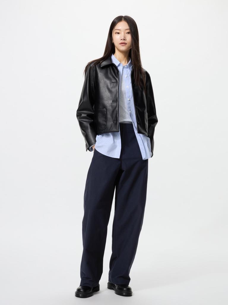 Uniqlo Low Rise Leg Pants  Leg Length 77 Cm  Long Length 