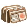 Oxford Pencil Pouch Multi-Layer Pen Organizer New Stationery Case  for Girls