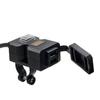 Motorcycle Electric Car USB Mobile Phone Charging Waterproof Switch Integrated Handle Bar Rearview Mirror, 9-32V
