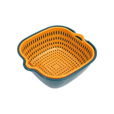Passoire à fruits et légumes, panier de cuisine multicouche avec trou de suspension pour fruits