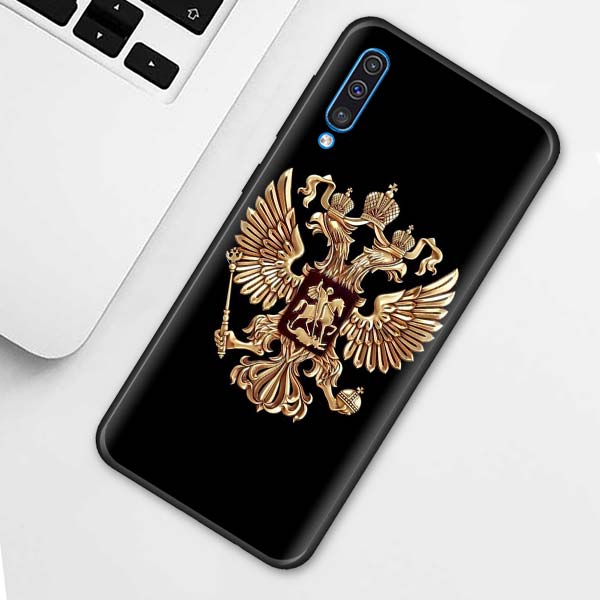 

Чехол с гербом России и флагом России для Samsung Galaxy A50 A70 A10 A20e A30 A40 M31 M30s M21 A12 A20s A10s A7 A02s M01, чехол для телефона Samsung A51