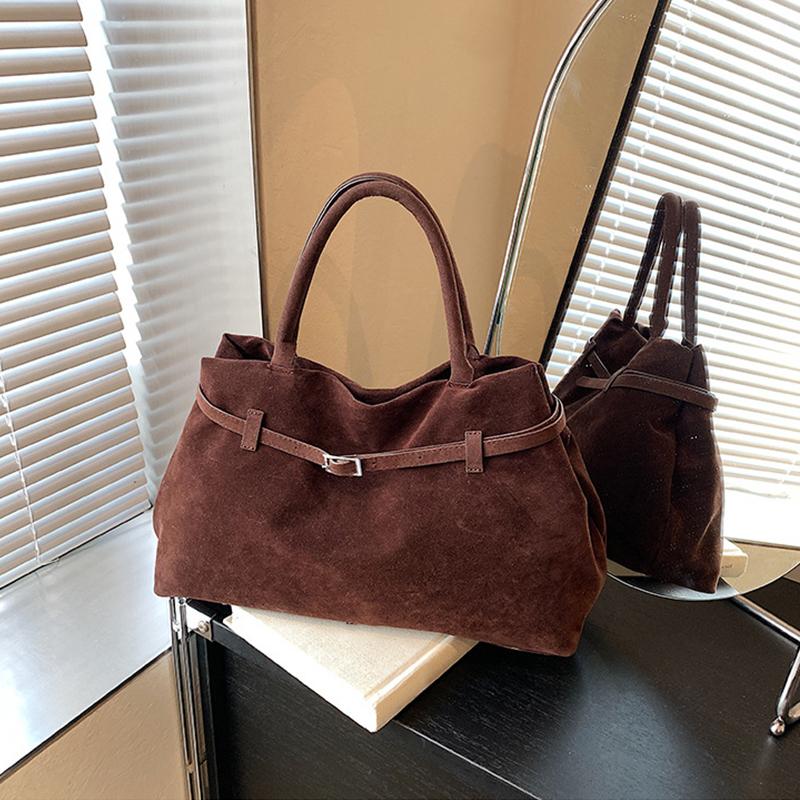 

Autumn/Winter Women s Bag Fashion Style Suede Handbag Commuter Versatile High End Single Shoulder Crossbody Bag