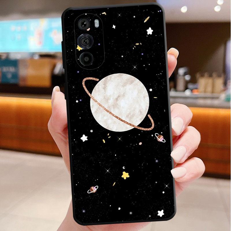Phone Case For Motorola Edge 50 40 Pro 60 50 40 30 Ultra Neo Fusion Moto G85 G72 G53 G54 G84 G13 G32 Moon Space Star Planet